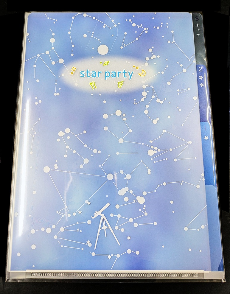 ３ポケットクリアフォルダーA5